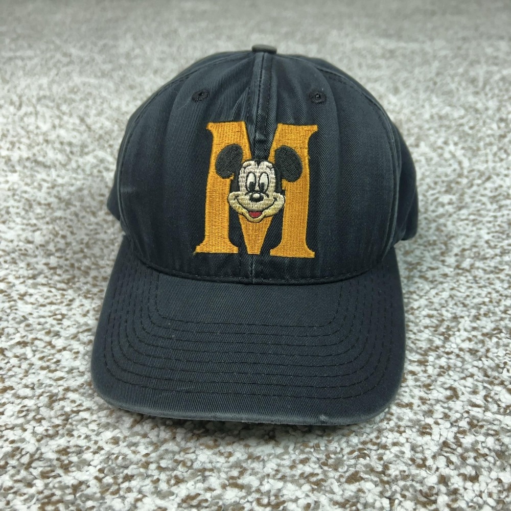 Vintage Mickey Mouse Hat Cap Snapback Goofy's Hat Co USA Mens Disney Blockhead